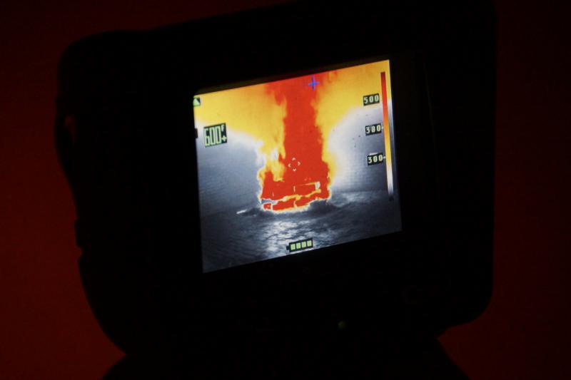 Thermal Imaging Camera - a very valuable tool that can help locate hidden fires or victims in low visibility.