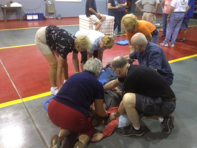 Patient Care Training for the Woodlake CERT Program.