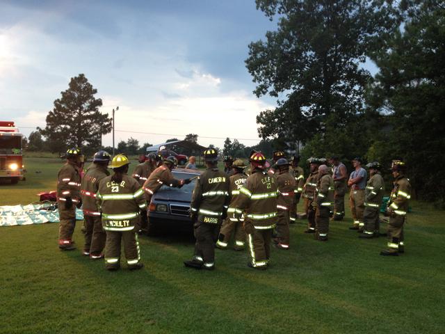 Joint Extrication Training with Crains Creek Fire Department.