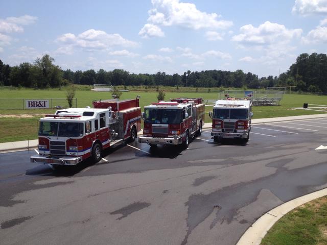 First Out Engines - Engine 214, Engine 221 and Engine 243 