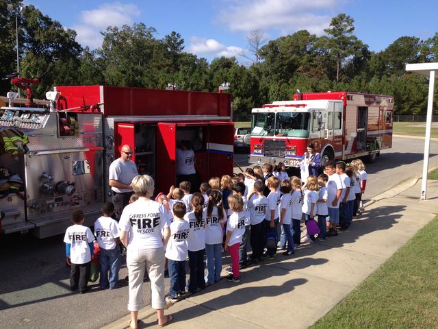 Public Education with one of the First Grade Classes at Vass-Lakeview Elementary School.