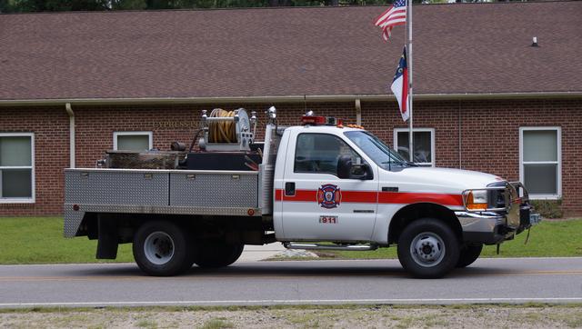 Brush Truck 248 is a 2000 Ford F-350.  B-248 has a Compress Air Foam System with 250 gallons of water.  B-248 responds from Station 3 to woods fires, grass fires and field fires. 