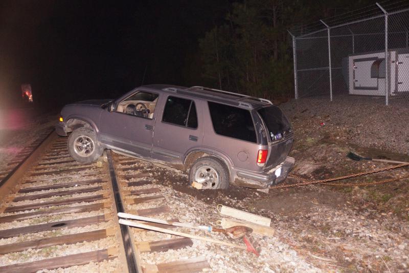 Vehicle Stuck on Train Tracks - Cypress Pointe Fire & Rescue