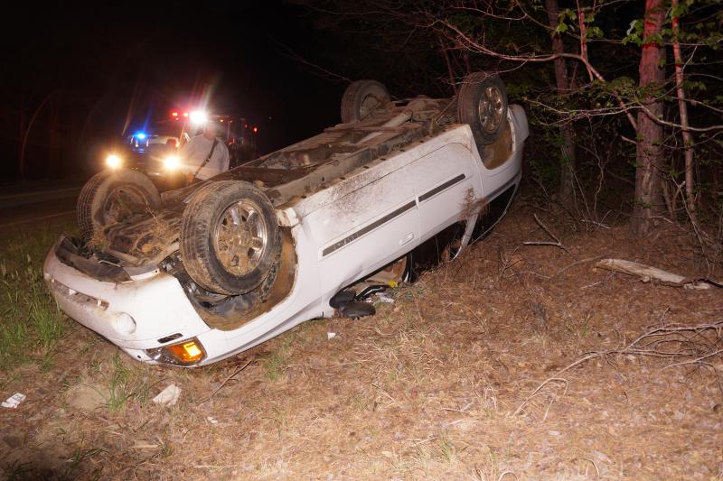 Roll-Over Wreck on Cypress Church Road - Cypress Pointe Fire & Rescue