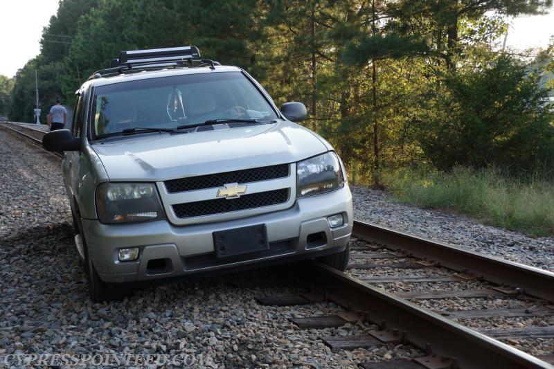 Vehicle Stuck on the Railroad Tracks - Cypress Pointe Fire & Rescue