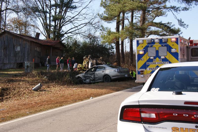 Wreck on Vass-Carthage Road - Cypress Pointe Fire & Rescue