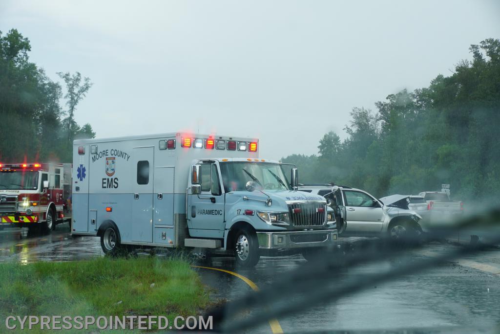 Two Vehicle Accident on the U.S. 1 By-Pass - Cypress Pointe Fire & Rescue