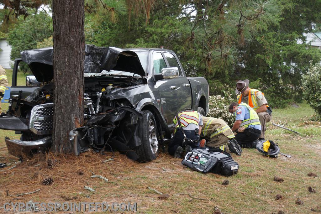 Two Vehicle Accident on Union Church Road - Cypress Pointe Fire & Rescue