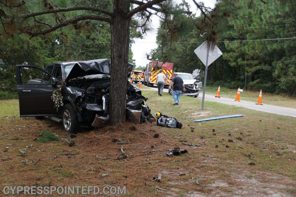 Two Vehicle Accident on Union Church Road - Cypress Pointe Fire & Rescue