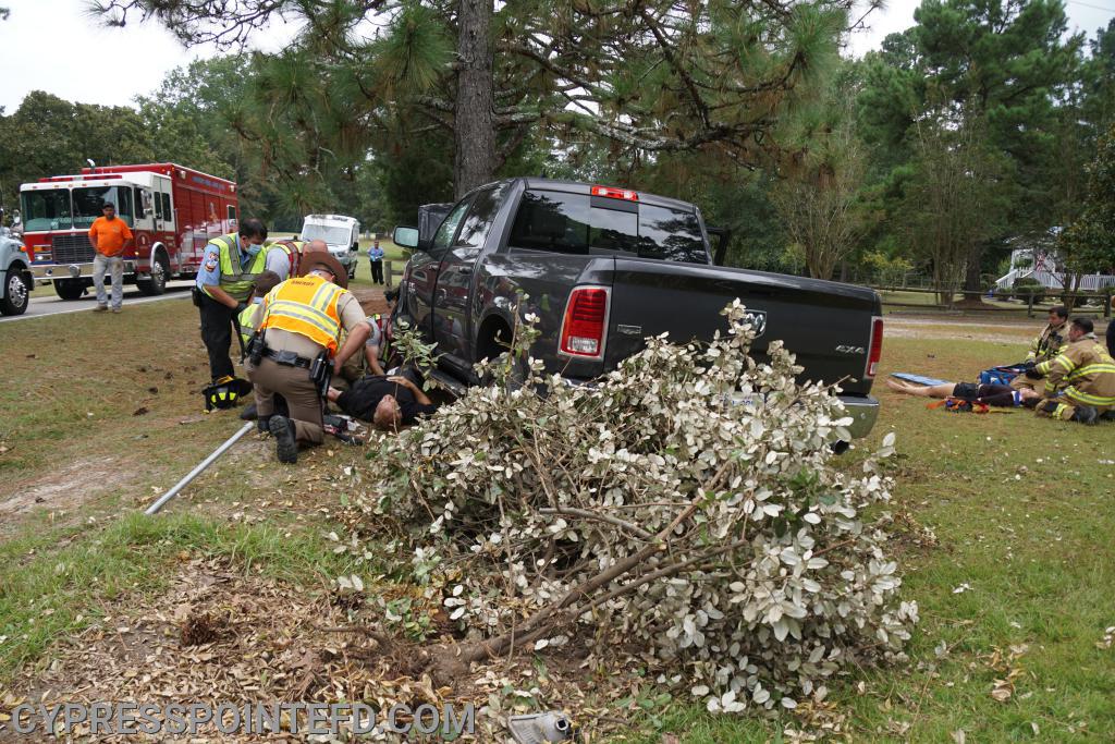 Two Vehicle Accident on Union Church Road - Cypress Pointe Fire & Rescue