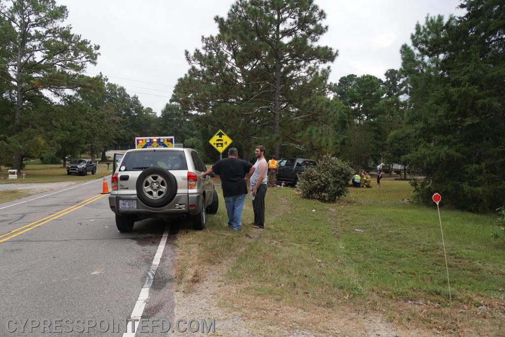 Two Vehicle Accident on Union Church Road - Cypress Pointe Fire & Rescue
