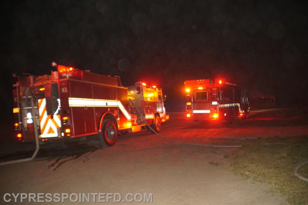 Early Morning Chicken House Fire Cypress Pointe Fire & Rescue