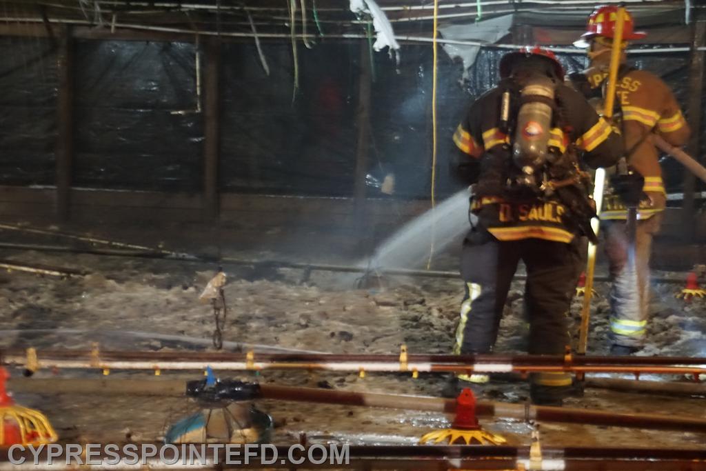 Early Morning Chicken House Fire Cypress Pointe Fire & Rescue