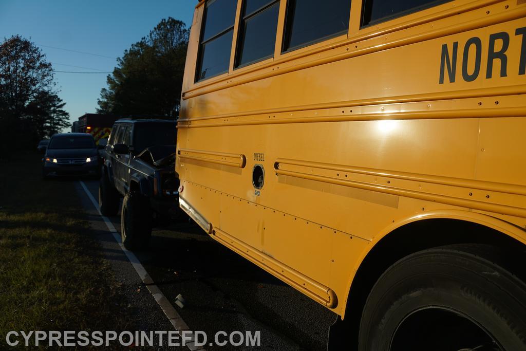 School Bus Wreck on Union Church Road - Cypress Pointe Fire & Rescue