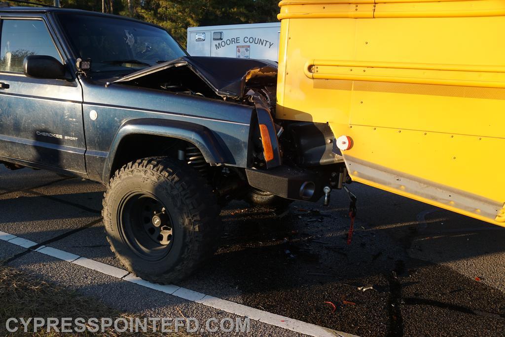 School Bus Wreck on Union Church Road - Cypress Pointe Fire & Rescue
