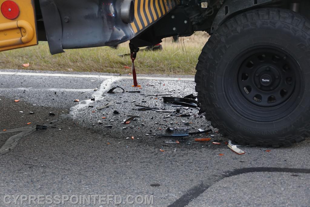 School Bus Wreck on Union Church Road - Cypress Pointe Fire & Rescue