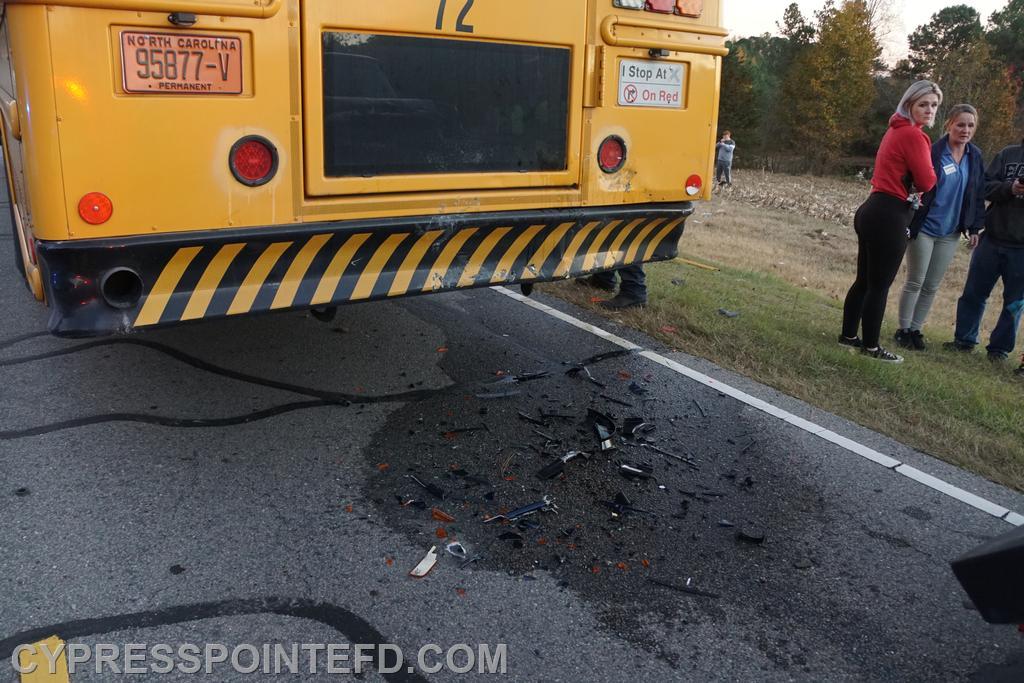 School Bus Wreck on Union Church Road - Cypress Pointe Fire & Rescue