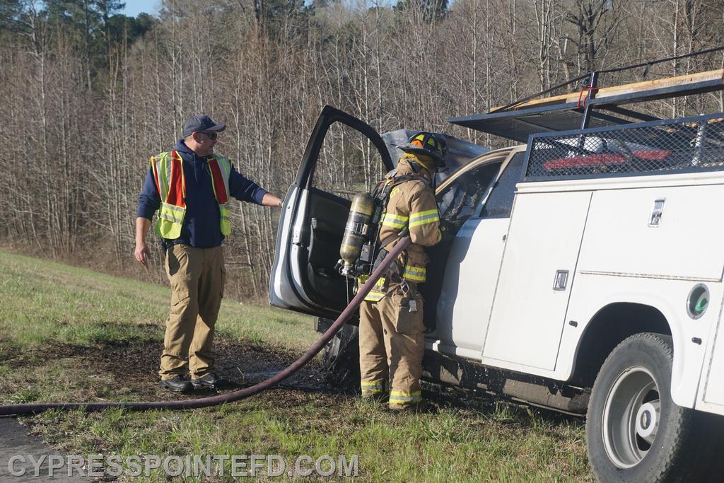 Vehicle Fire on U.S. 1 - Cypress Pointe Fire & Rescue