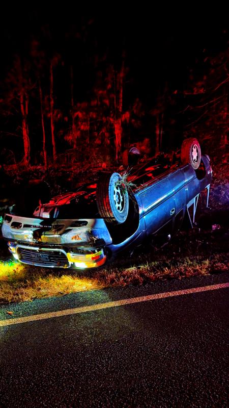 Roll-Over Wreck on Cypress Road - Cypress Pointe Fire & Rescue